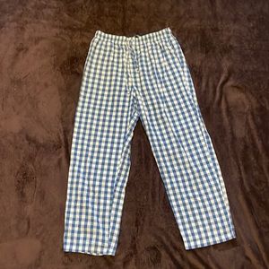 Medium men’s blue plaid pajama pants